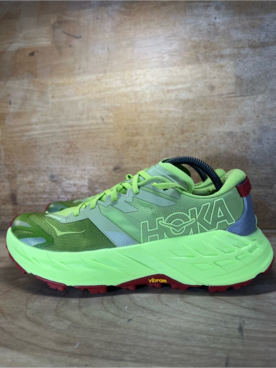 Hoka One One SpeedGoat 7 Mens Size 9 Trail Running Shoes Sneakers Kiwi Neon main image 4